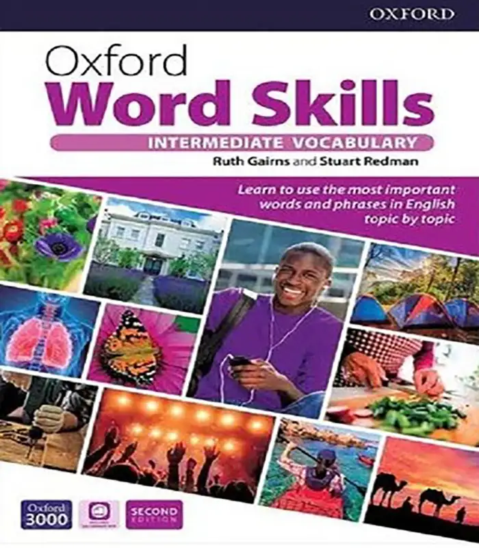 کتاب آکسفورد ورد اسکیلز اینترمدیت ویرایش دوم Oxford Word Skills intermediate