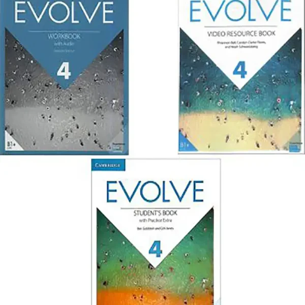 مجموعه 3 جلدی کتاب ایوالو 4 Evolve 4 (SB+WB+VB)