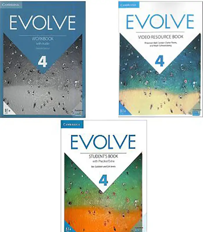 مجموعه 3 جلدی کتاب ایوالو 4 Evolve 4 (SB+WB+VB)