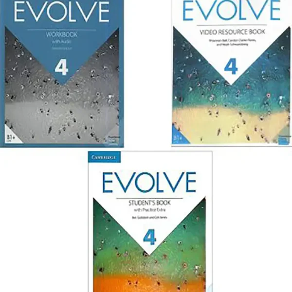 مجموعه 3 جلدی کتاب ایوالو 4 Evolve 4 (SB+WB+VB)