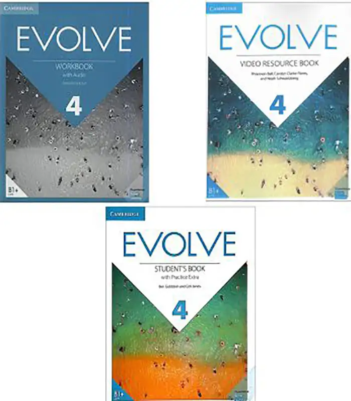 مجموعه 3 جلدی کتاب ایوالو 4 Evolve 4 (SB+WB+VB)