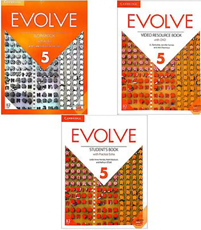 مجموعه 3 جلدی کتاب ایوالو 5 Evolve 5 (SB+WB+VB)