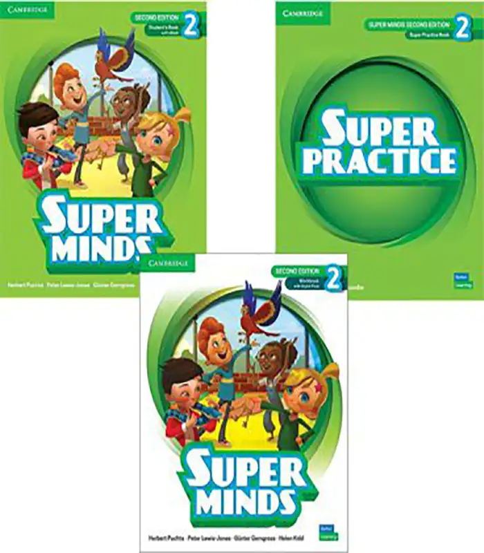 پک 3 جلدی کتاب سوپر مایندز pack Super Minds 2ویرایش دوم