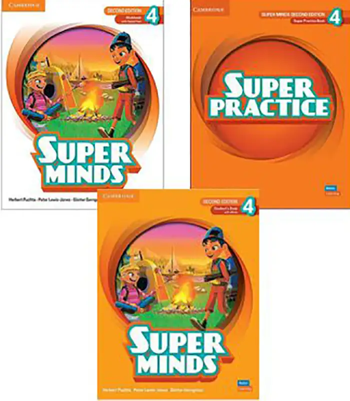 پک 3 جلدی کتاب سوپر مایندز pack Super Minds 4ویرایش دوم