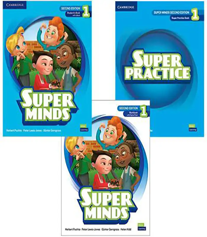 پک 3 جلدی کتاب سوپر مایندزpack Super Minds 1ویرایش دوم