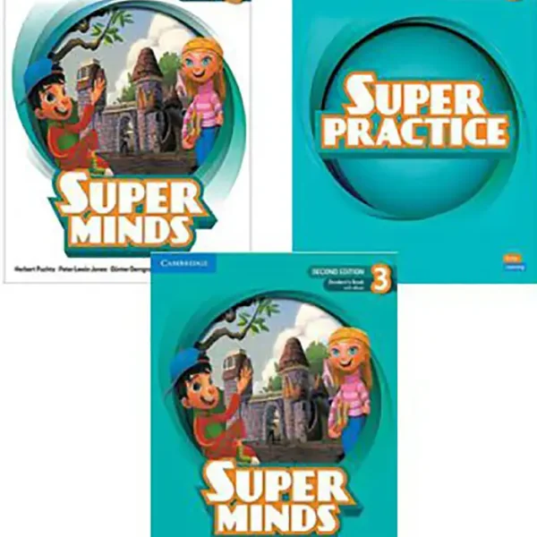 پک 3 جلدی کتاب سوپر مایندزpack Super Minds 3ویرایش دوم