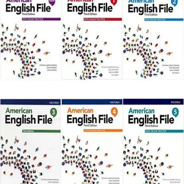 پک کامل کتاب انگلیش فایل American English fileویرایش سوم