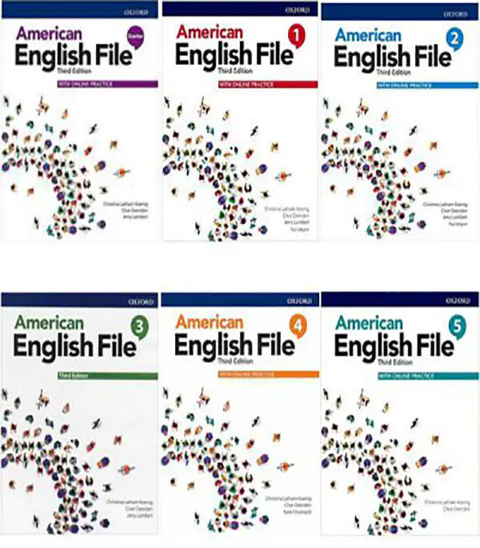 پک کامل کتاب انگلیش فایل American English fileویرایش سوم