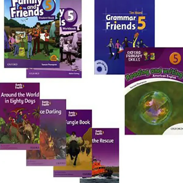 پک کامل کتاب فمیلی اند فرندز 5 Family and Friends 5 pack