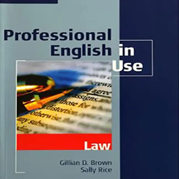 کتاب Professional English in Use Law