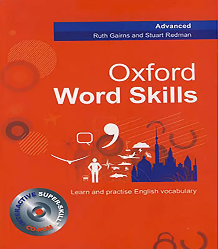 کتاب آکسفورد ورد اسکیل ادونسOxford Word Skills Advanced (وزیری)