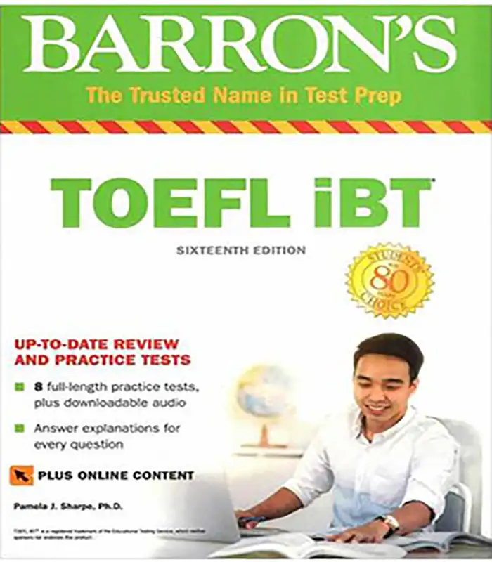 کتاب تافل آی بی تی بارونز TOEFL iBT BARRONSویرایش شانزدهم