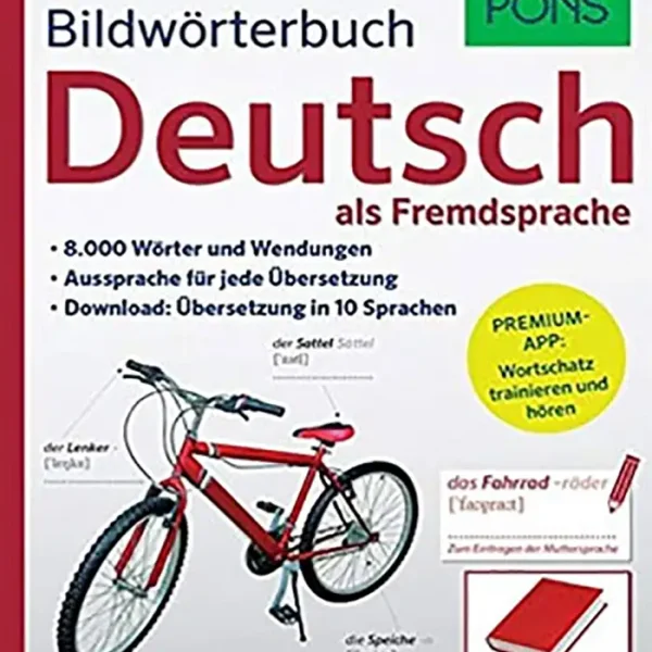 کتاب دیکشنری تصویری آلمانی PONS Bildworterbuch Deutsch als Fremdsprache