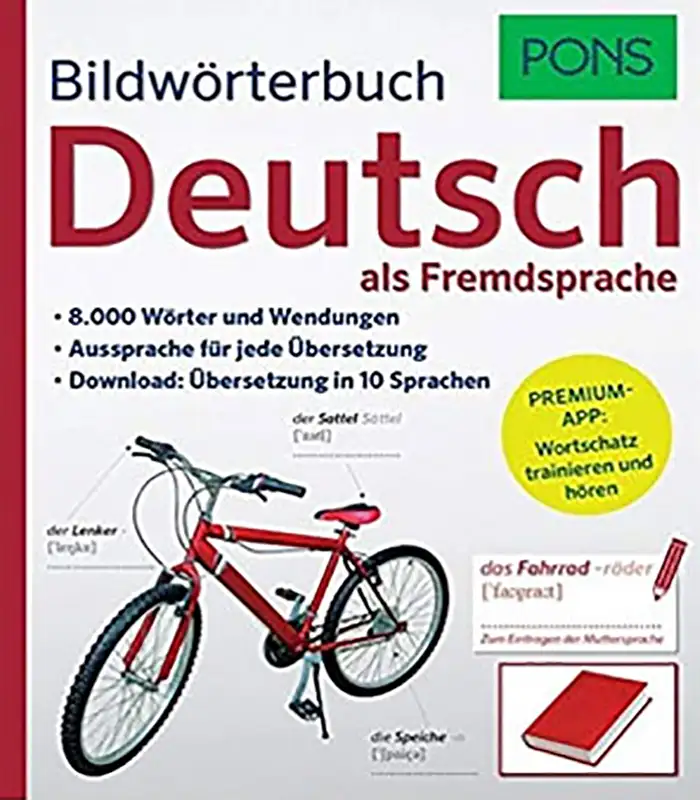 کتاب دیکشنری تصویری آلمانی PONS Bildworterbuch Deutsch als Fremdsprache