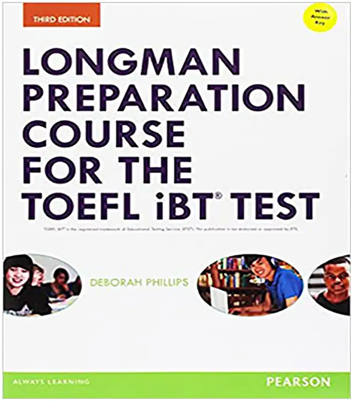   کتاب لانگمن تافل آِی بی تی تست LONGMAN PREPARATION COURSE FOR THE TOEFL iBT TEST