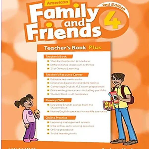 کتاب معلم فمیلی Teacher Book American Family And Friends 4