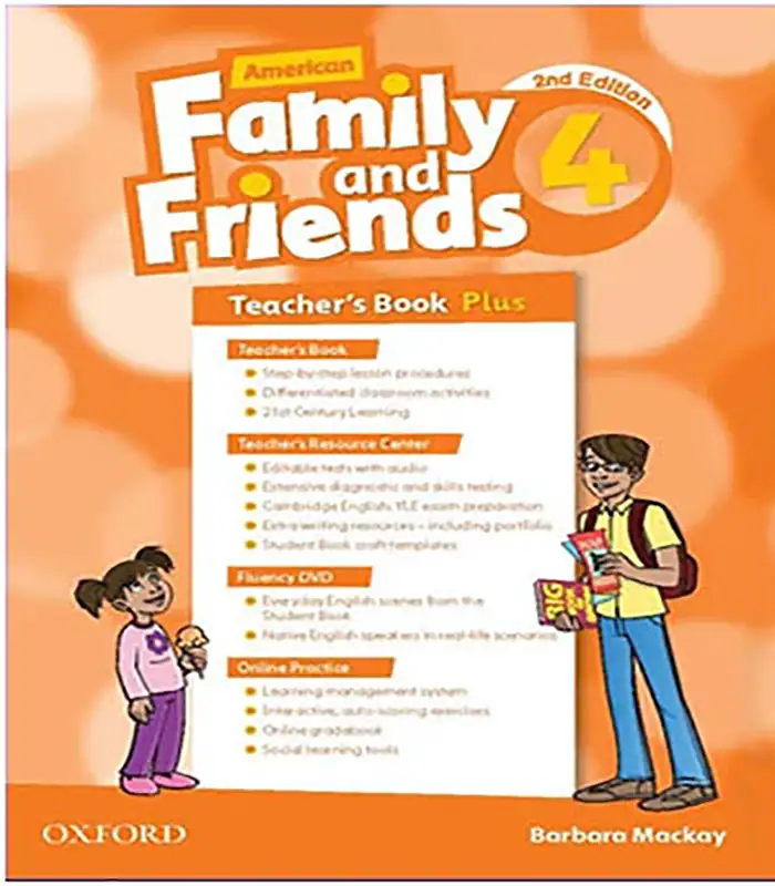 کتاب معلم فمیلی Teacher Book American Family And Friends 4