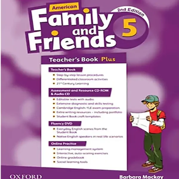 کتاب معلم فمیلی Teacher Book American Family And Friends 5