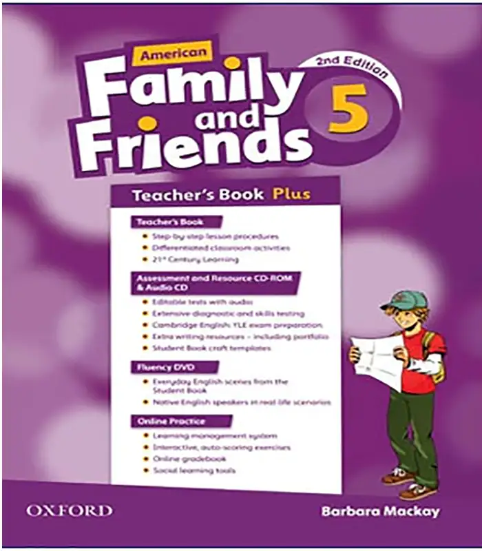 کتاب معلم فمیلی Teacher Book American Family And Friends 5