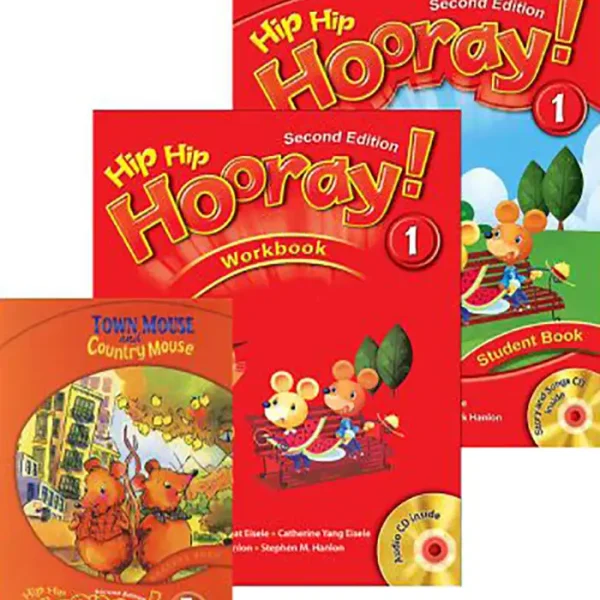 کتاب هیپ هیپ هورای + کتاب داستانHip Hip Hooray 1+ Readers Book