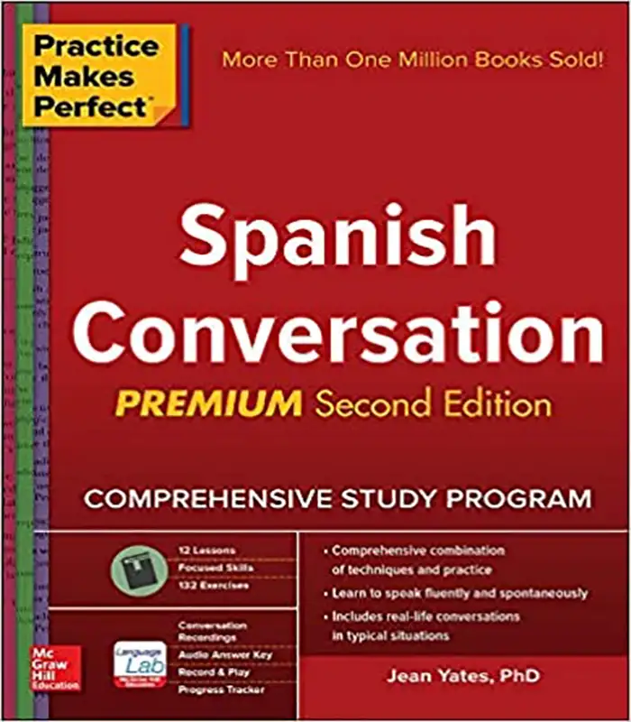 Practice Makes Perfect Spanish Conversation Premium Second Edition کتاب