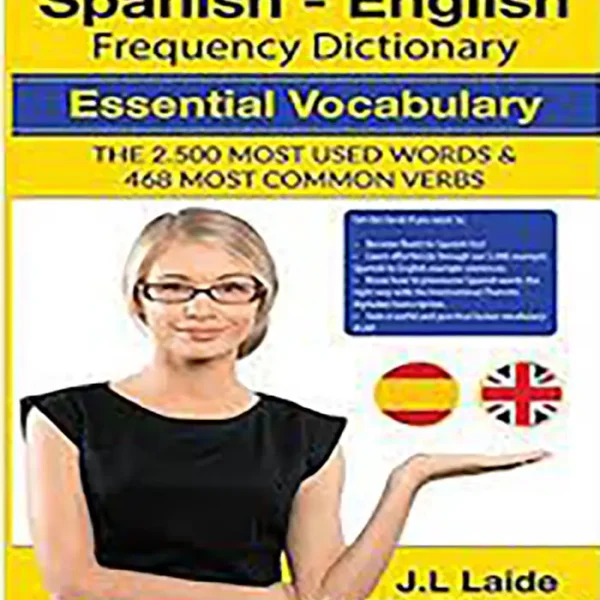 Spanish English Frequency Dictionary Essential Vocabulary کتاب