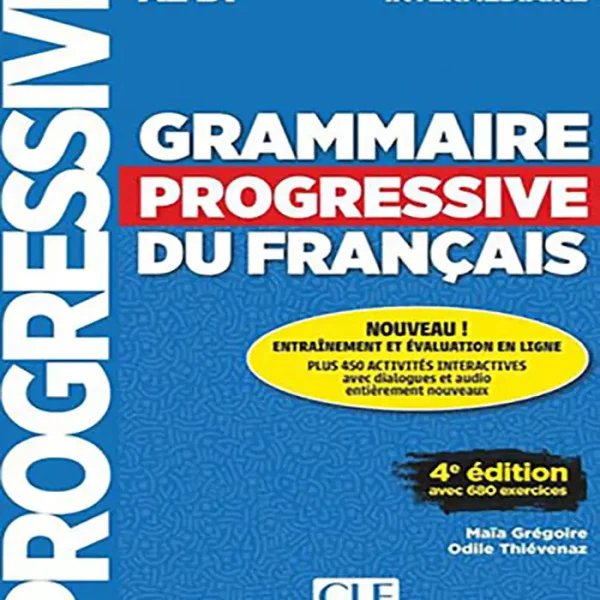 کتاب Grammaire Progressive Du Francais A2 B1 گرامر زبان فرانسه