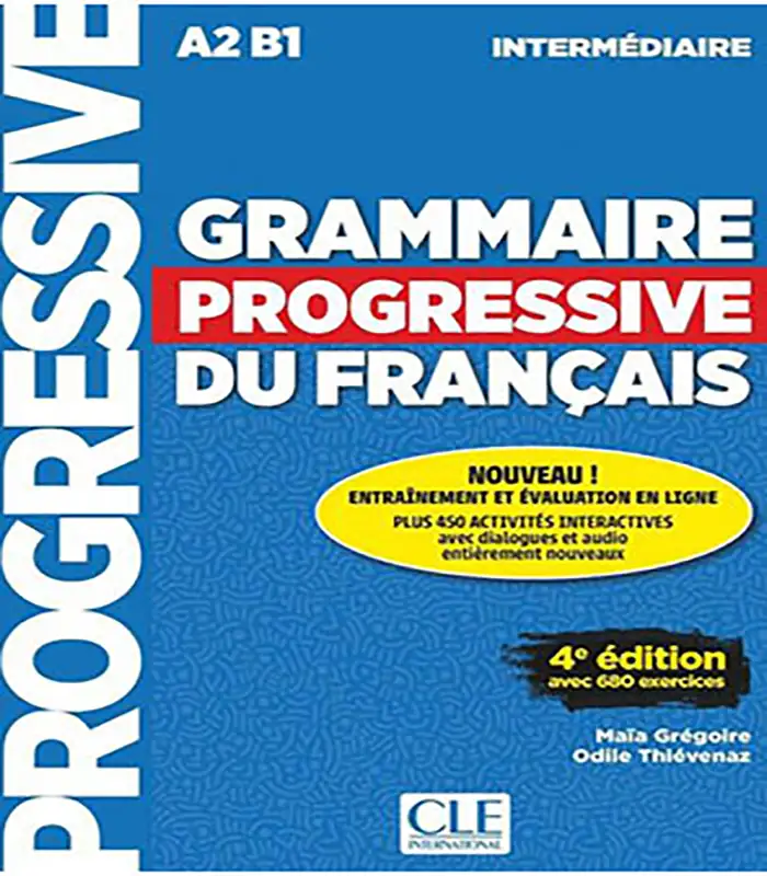 کتاب Grammaire Progressive Du Francais A2 B1 گرامر زبان فرانسه